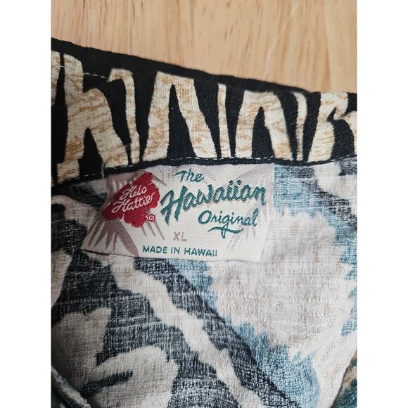 Hilo Hattie Hawaiian Shirt Adult XL Made In Hawaii READ - Picture 5 of 6